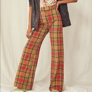 Free People Plaid Jules pant